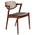 Kai Kristiansen Oak Chair Set 3D model small image 2