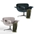 Versatile Swivel Lounge Chair 3D model small image 2