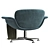 Versatile Swivel Lounge Chair 3D model small image 8