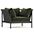 Modern Can Armchair - Stylish and Comfy 3D model small image 1