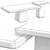 Modern Frank Center Table 3D model small image 2