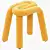 Bold Orange Mustache Stool: Vibrant and Versatile! 3D model small image 2