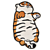 Tiger Cub Cartoon Rug | AliExpress 3D model small image 4