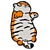 Tiger Cub Cartoon Rug | AliExpress 3D model small image 8