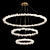 Triple Crystal Pendant Chandelier - Lorenza 3D model small image 1