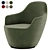 Ultimate Comfort: Harbor Armchair 3D model small image 1