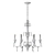 Elegant Brassy French Chandelier 3D model small image 6