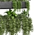 Metal Box Hanging Plants - Set 179 3D model small image 6