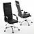 Homall Ribbed Executive Office Chair 3D model small image 1
