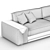 Luxurious Ludovica Mascheroni Sofa 3D model small image 6