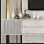 Modern TV Wall Unit with 55" Screen 3D model small image 6