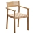 Jysk Vadehavet Oak Dining Chair, Elegant and Ergonomic 3D model small image 1