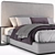 Ultra-Comfort COLE Bed 3D model small image 2