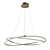 Elegant Silver Chandelier: Mantra Infinity 5725 3D model small image 2