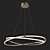 Elegant Silver Chandelier: Mantra Infinity 5725 3D model small image 5