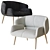 Contemporary Fusion Armchair 3D model small image 2