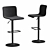 Sleek and Stylish Sean Bar Stools 3D model small image 1