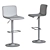 Sleek and Stylish Sean Bar Stools 3D model small image 2