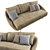 Luxury Roma Sofa: Modern Stylish Design 3D model small image 3