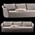 Elegant Classic Sofa: Oliver Gustav 3D model small image 1