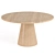 Rustic Elegance: Althea Round Dining Table 3D model small image 1