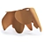 Eames Elephant Kids Stool: Playful Plywood Design 3D model small image 3