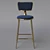 Ber&Ba Bar Chair - Stylish and Sturdy 3D model small image 1