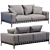 Flexform Gregory Sofa: Stylish and Functional 3D model small image 4