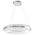 Title: CHERIO Pendant Lamp - Chrome/Clear 3D model small image 3