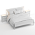 Elegant IKEA Idanas Bed Set 3D model small image 5