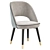 Colette Baxter Velvet Chair 3D model small image 1