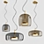 Elegant Dauphin Pendant Lighting 3D model small image 2