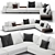 Elegant 2013 Roger Sofa 3D model small image 2