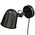 Modern SKURUP Wall Lamp: Sleek Black Design 3D model small image 2