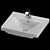 Clever Basin Set with Mixers 3D model small image 3