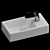 Clever Washbasins Set with Mixers 3D model small image 2