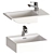 Clever Washbasin Set: 4 Mixers 3D model small image 5