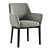 Elegant Devon Chair: Molteni MC 3D model small image 5