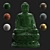 Enlightened Buddha Statue 3D model small image 6