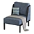 Regal Lounge Chair 3D model small image 1