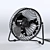 Portable USB Fan: Trisa 3D model small image 1