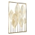 Designer Leaf Wall Decor - ImperiumLoft 3D model small image 1