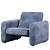 Versatile Wilkes Lounge Seating 3D model small image 1