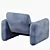 Versatile Wilkes Lounge Seating 3D model small image 2