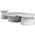 Sleek Circular Coffee Table 3D model small image 2