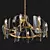 Elegant Crystal Chandelier- 80cm 3D model small image 2