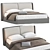 Felis Kevin Bed: Stylish and Modern Sleep Solution 3D model small image 2