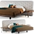 Marlon Bed: Customizable Back Design 3D model small image 1