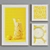 Modern Lemonade Picture Frame Set 3D model small image 3