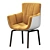 Contemporary Italian Husk Small Armchair 3D model small image 1